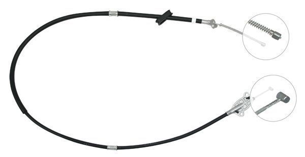 Tirette à câble, frein de stationnement | F.BECKER_LINE