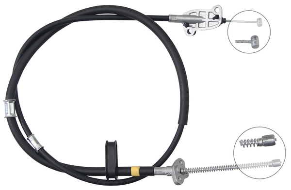 Tirette à câble, frein de stationnement | F.BECKER_LINE