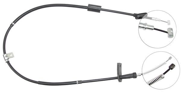 Tirette à câble, frein de stationnement | F.BECKER_LINE