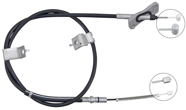 Tirette à câble, frein de stationnement | F.BECKER_LINE