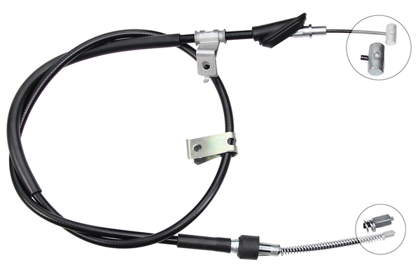 Tirette à câble, frein de stationnement | F.BECKER_LINE