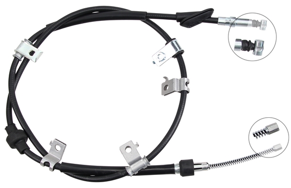 Tirette à câble, frein de stationnement | F.BECKER_LINE