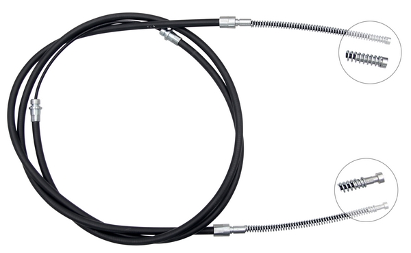 Tirette à câble, frein de stationnement | F.BECKER_LINE