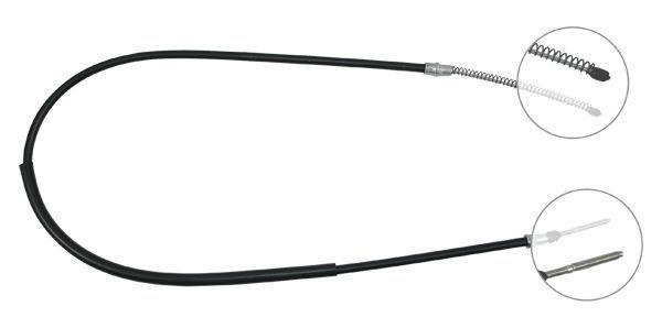 Tirette à câble, frein de stationnement | F.BECKER_LINE