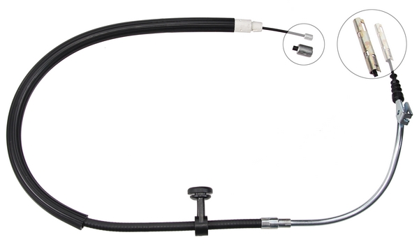 Tirette à câble, frein de stationnement | F.BECKER_LINE