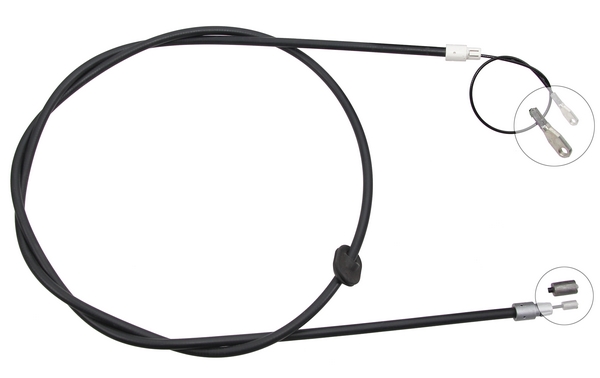 Tirette à câble, frein de stationnement | F.BECKER_LINE