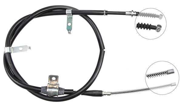 Tirette à câble, frein de stationnement | F.BECKER_LINE