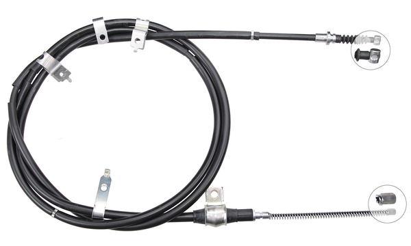 Tirette à câble, frein de stationnement | F.BECKER_LINE