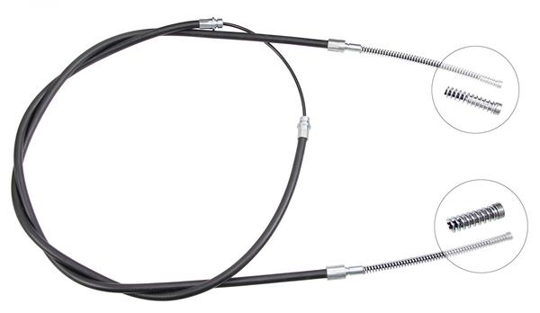 Tirette à câble, frein de stationnement | F.BECKER_LINE