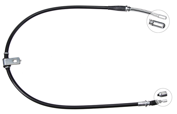 Tirette à câble, frein de stationnement | F.BECKER_LINE