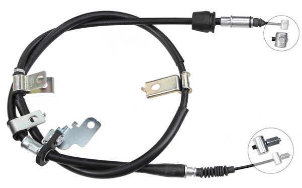 Tirette à câble, frein de stationnement | F.BECKER_LINE