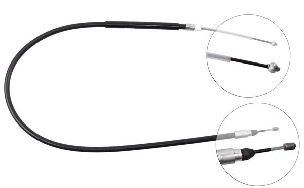 Tirette à câble, frein de stationnement | F.BECKER_LINE