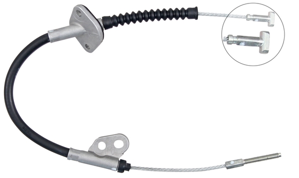 Tirette à câble, frein de stationnement | F.BECKER_LINE