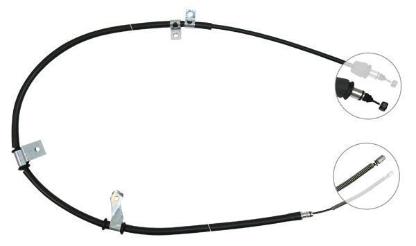 Tirette à câble, frein de stationnement | F.BECKER_LINE