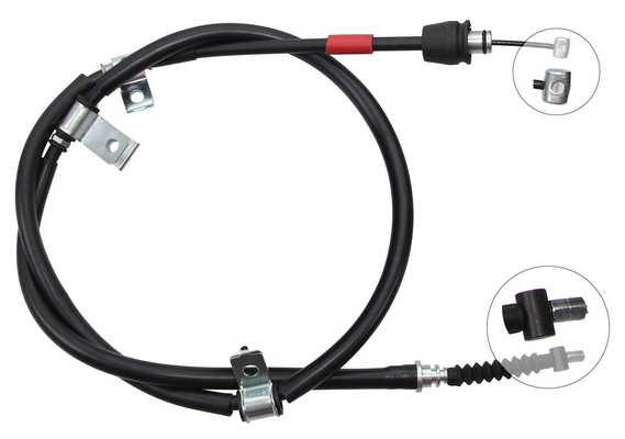 Tirette à câble, frein de stationnement | F.BECKER_LINE