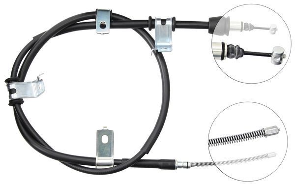 Tirette à câble, frein de stationnement | F.BECKER_LINE