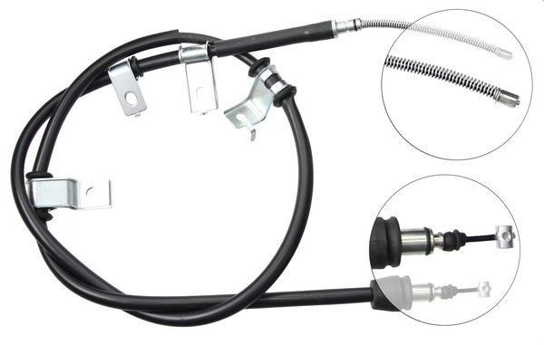 Tirette à câble, frein de stationnement | F.BECKER_LINE