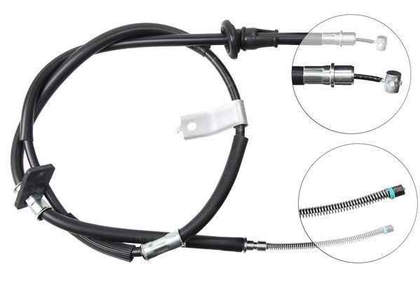 Tirette à câble, frein de stationnement | F.BECKER_LINE