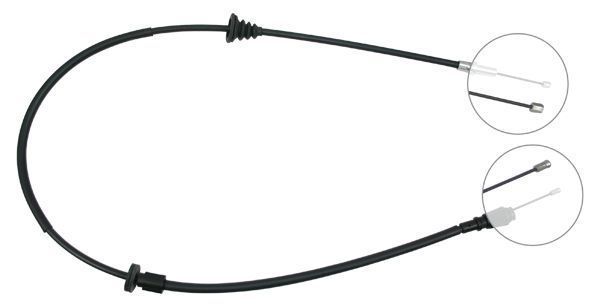 Tirette à câble, frein de stationnement | F.BECKER_LINE