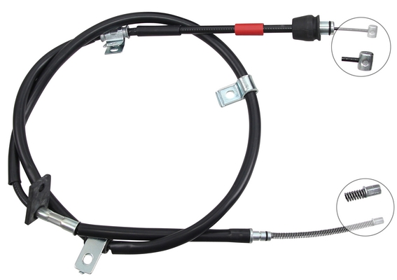 Tirette à câble, frein de stationnement | F.BECKER_LINE