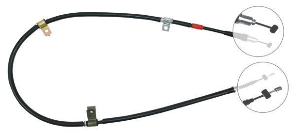 Tirette à câble, frein de stationnement | F.BECKER_LINE