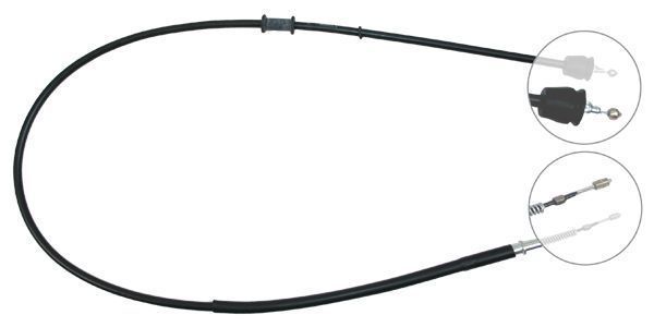 Tirette à câble, frein de stationnement | F.BECKER_LINE