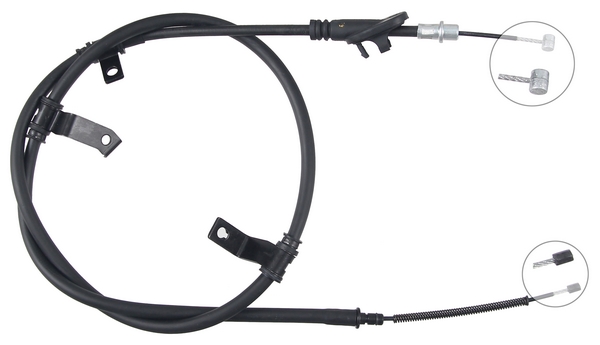 Tirette à câble, frein de stationnement | F.BECKER_LINE