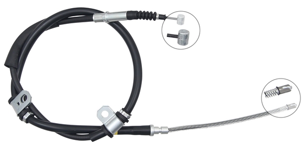 Tirette à câble, frein de stationnement | F.BECKER_LINE