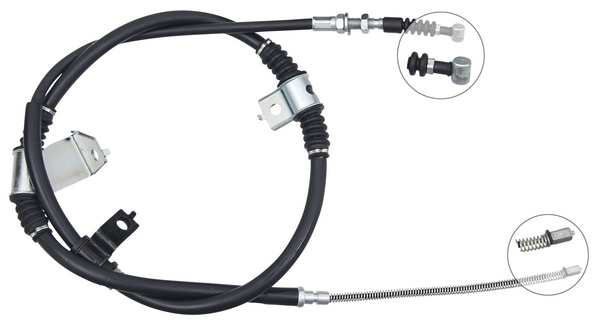 Tirette à câble, frein de stationnement | F.BECKER_LINE