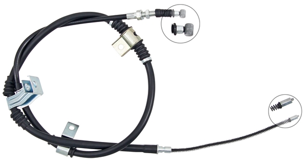 Tirette à câble, frein de stationnement | F.BECKER_LINE