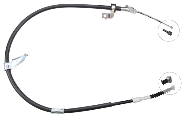 Tirette à câble, frein de stationnement | F.BECKER_LINE