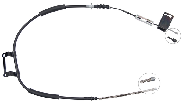 Tirette à câble, frein de stationnement | F.BECKER_LINE