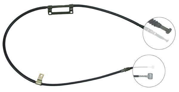 Tirette à câble, frein de stationnement | F.BECKER_LINE