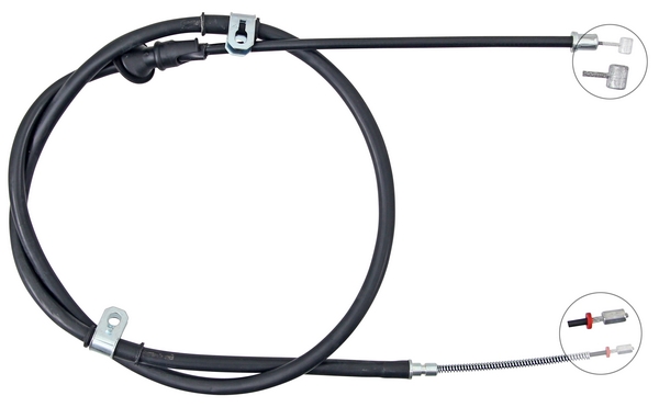 Tirette à câble, frein de stationnement | F.BECKER_LINE