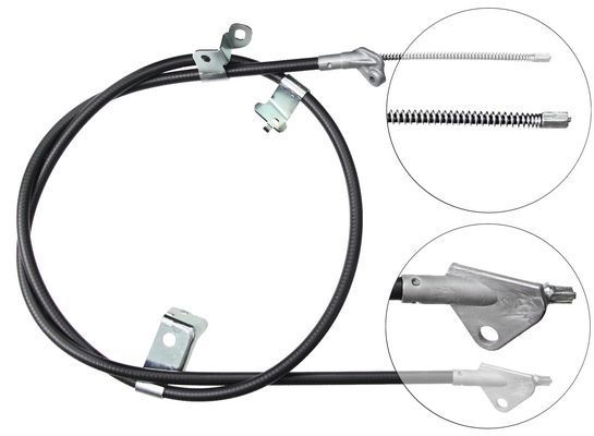 Tirette à câble, frein de stationnement | F.BECKER_LINE