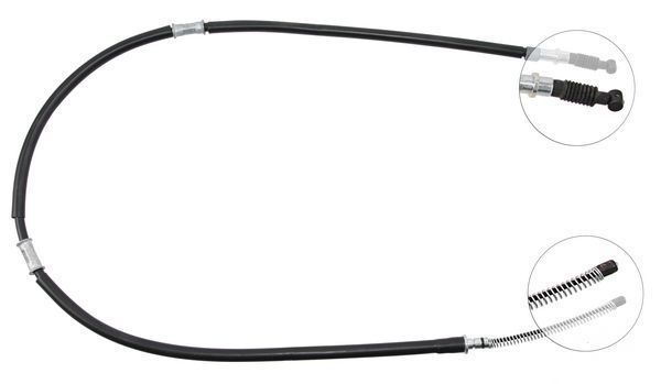 Tirette à câble, frein de stationnement | F.BECKER_LINE