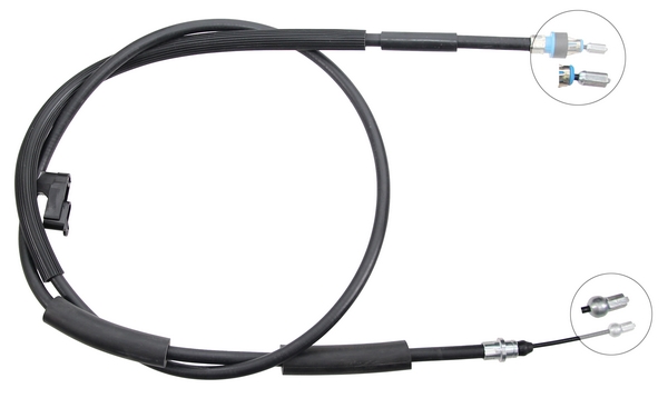 Tirette à câble, frein de stationnement | F.BECKER_LINE