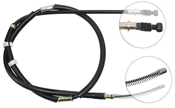 Tirette à câble, frein de stationnement | F.BECKER_LINE