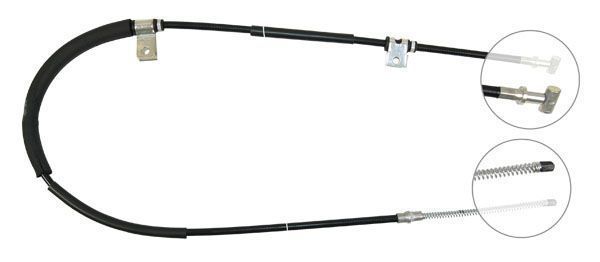 Tirette à câble, frein de stationnement | F.BECKER_LINE