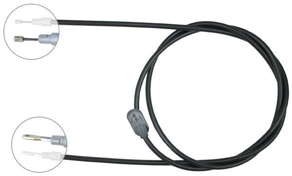 Tirette à câble, frein de stationnement | F.BECKER_LINE