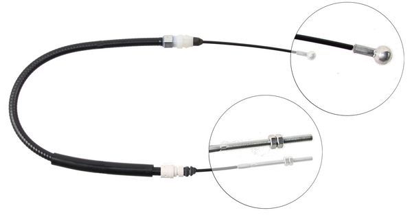 Tirette à câble, frein de stationnement | F.BECKER_LINE