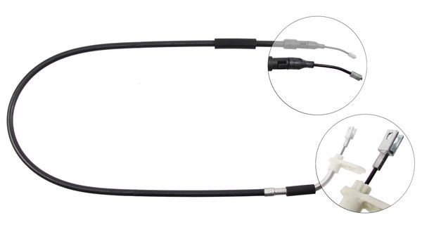 Tirette à câble, frein de stationnement | F.BECKER_LINE