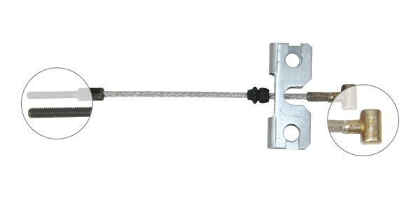 Tirette à câble, frein de stationnement | F.BECKER_LINE