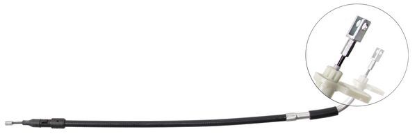 Tirette à câble, frein de stationnement | F.BECKER_LINE