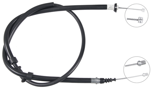 Tirette à câble, frein de stationnement | F.BECKER_LINE