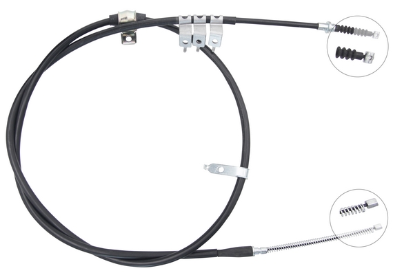 Tirette à câble, frein de stationnement | F.BECKER_LINE