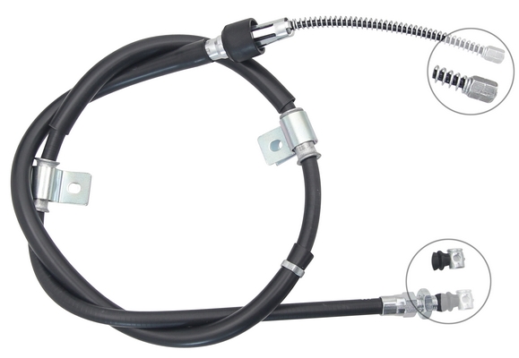 Tirette à câble, frein de stationnement | F.BECKER_LINE