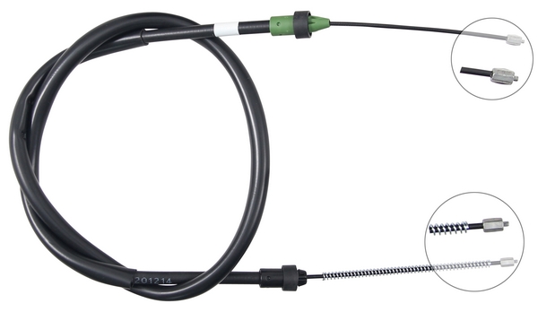 Tirette à câble, frein de stationnement | F.BECKER_LINE