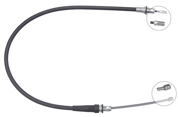 Tirette à câble, frein de stationnement | F.BECKER_LINE