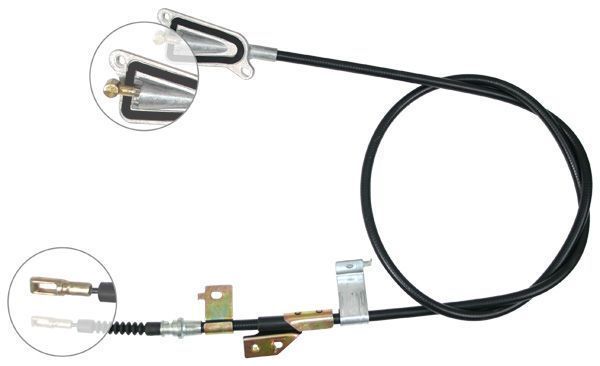 Tirette à câble, frein de stationnement | F.BECKER_LINE